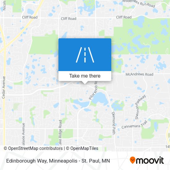 Edinborough Way map