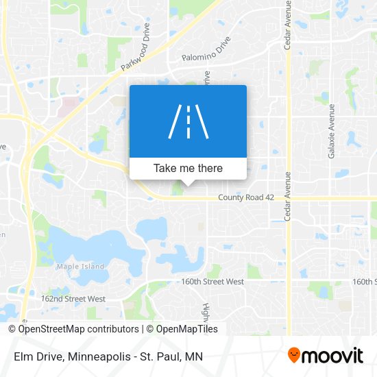 Mapa de Elm Drive