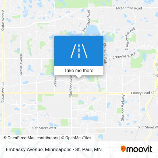 Embassy Avenue map
