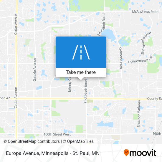 Mapa de Europa Avenue