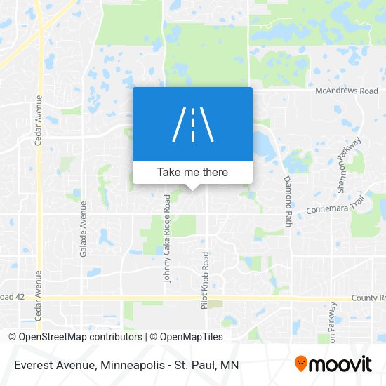 Everest Avenue map