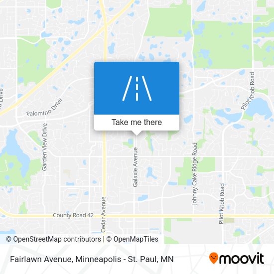 Fairlawn Avenue map