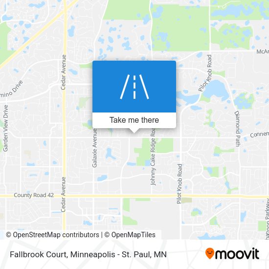 Fallbrook Court map