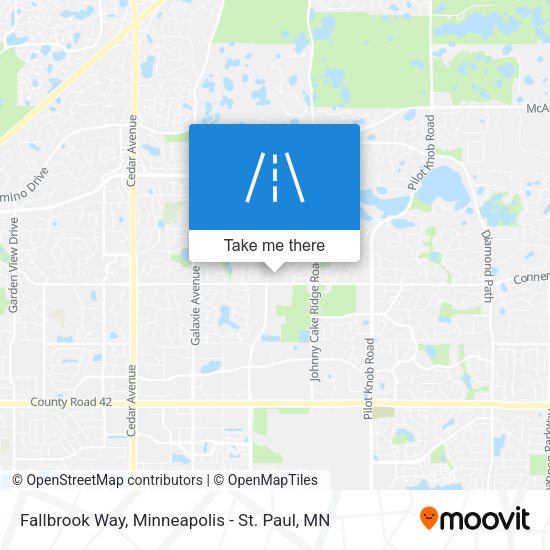 Fallbrook Way map