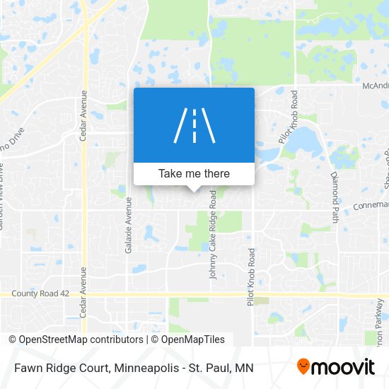 Fawn Ridge Court map