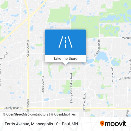 Ferris Avenue map