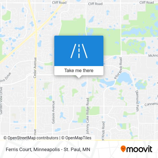 Mapa de Ferris Court