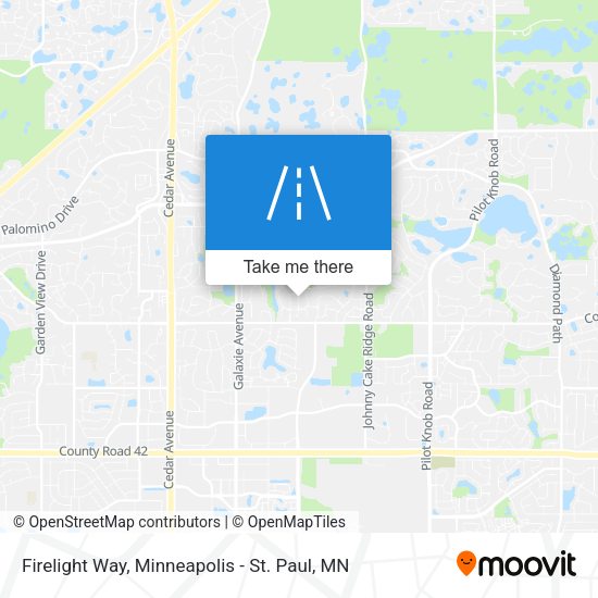 Firelight Way map
