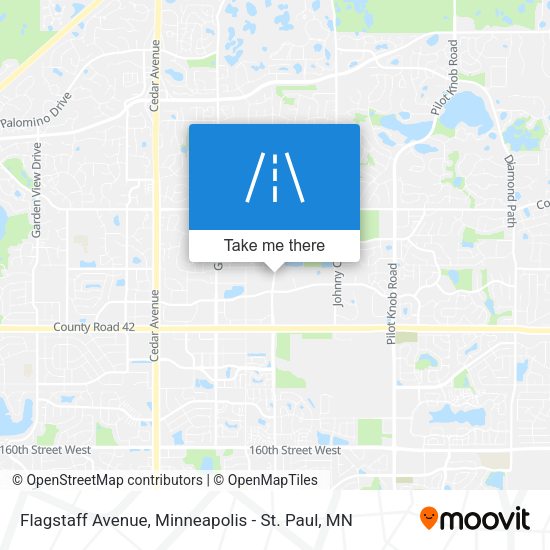 Flagstaff Avenue map