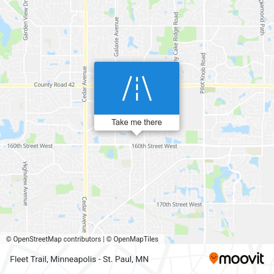 Fleet Trail map