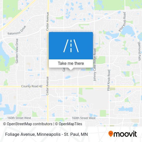 Mapa de Foliage Avenue