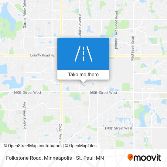 Mapa de Folkstone Road
