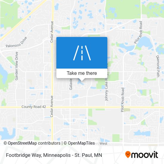 Mapa de Footbridge Way