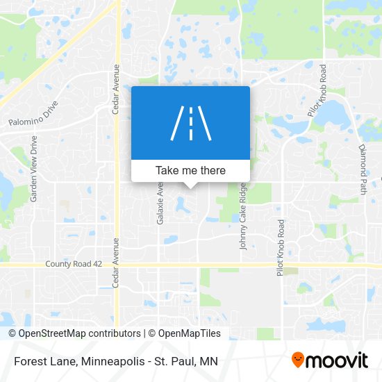 Mapa de Forest Lane