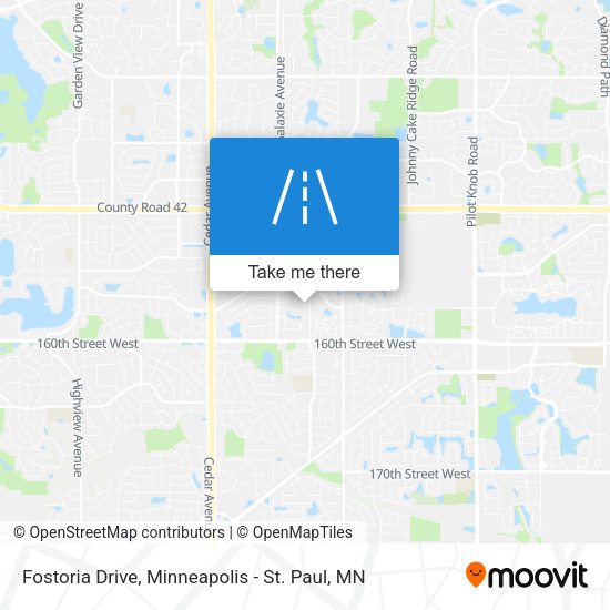 Fostoria Drive map