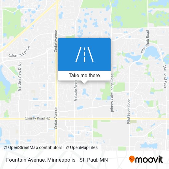 Fountain Avenue map
