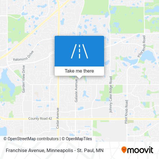 Franchise Avenue map