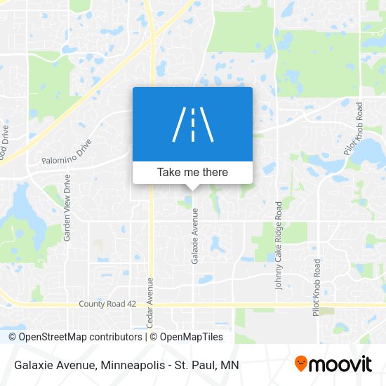 Galaxie Avenue map