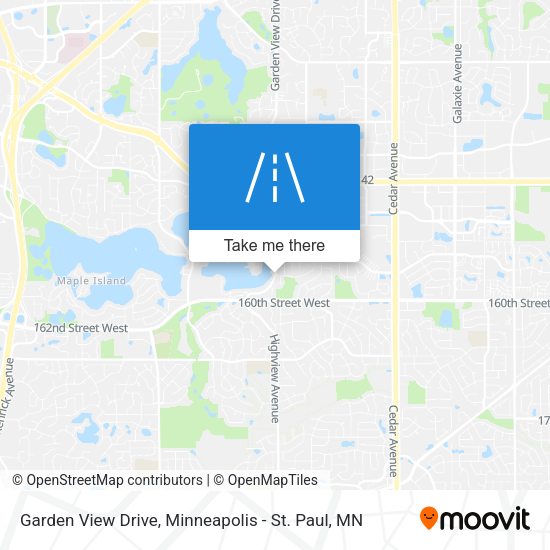 Mapa de Garden View Drive