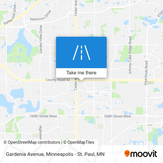 Gardenia Avenue map