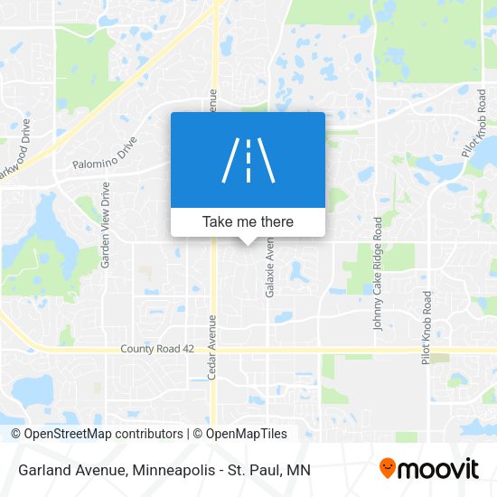 Garland Avenue map