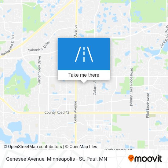 Mapa de Genesee Avenue