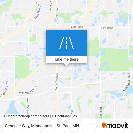 Mapa de Genesee Way