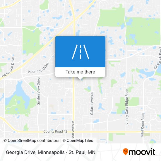 Georgia Drive map