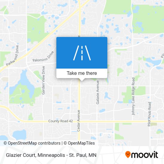 Glazier Court map