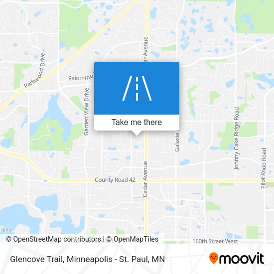 Mapa de Glencove Trail