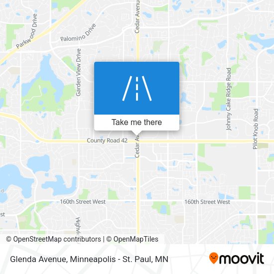 Mapa de Glenda Avenue