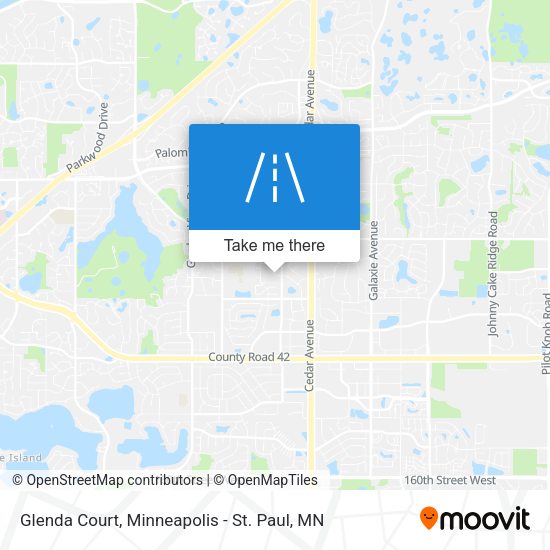 Glenda Court map