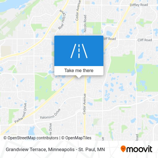 Mapa de Grandview Terrace