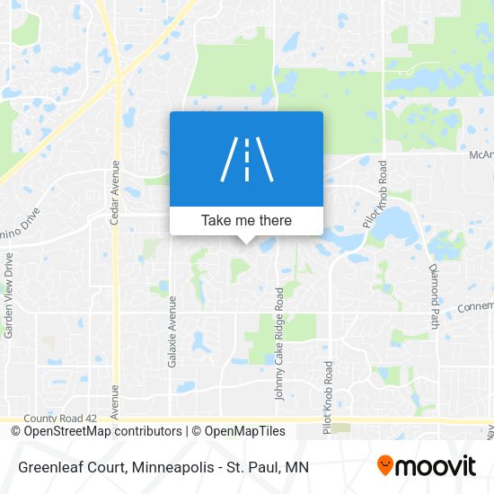 Greenleaf Court map