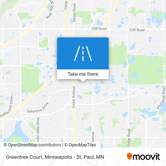 Mapa de Greentree Court