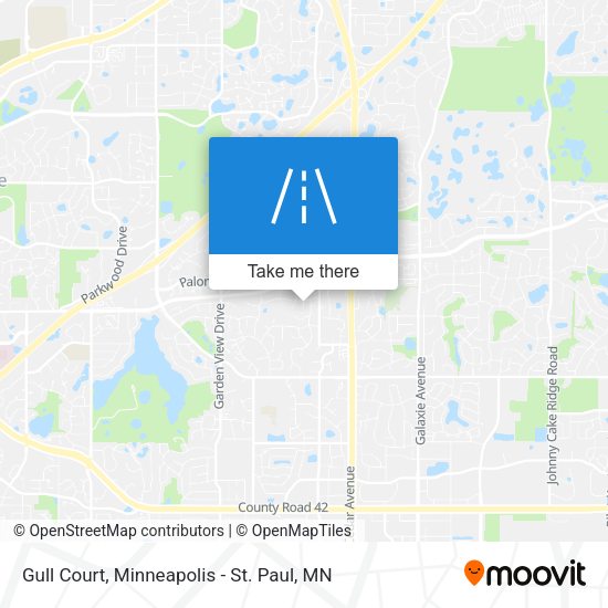 Gull Court map