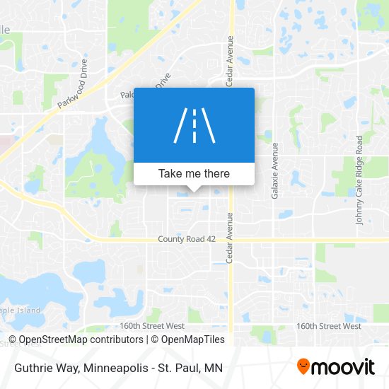 Guthrie Way map