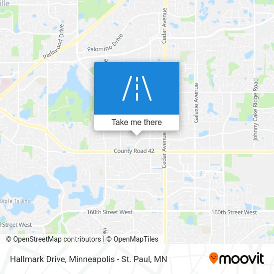 Mapa de Hallmark Drive