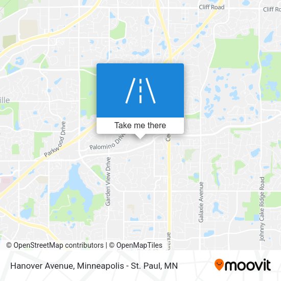 Hanover Avenue map