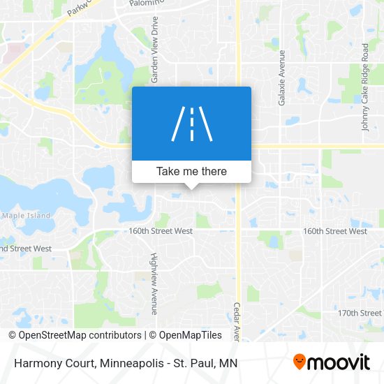 Mapa de Harmony Court