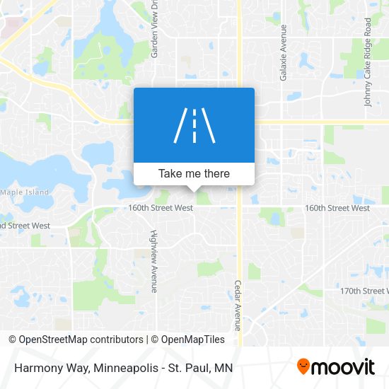 Harmony Way map