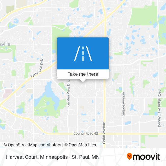 Harvest Court map