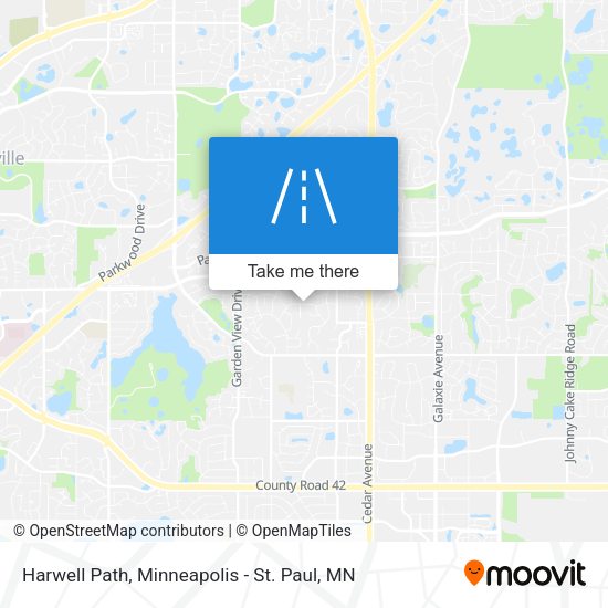 Mapa de Harwell Path