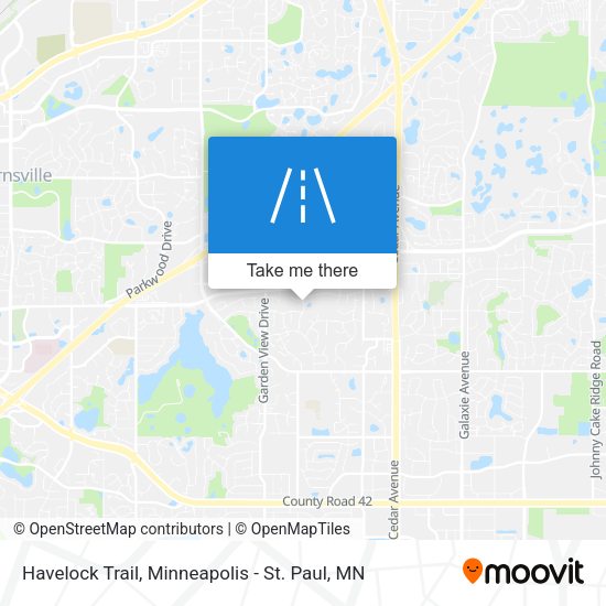 Havelock Trail map