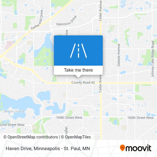 Haven Drive map
