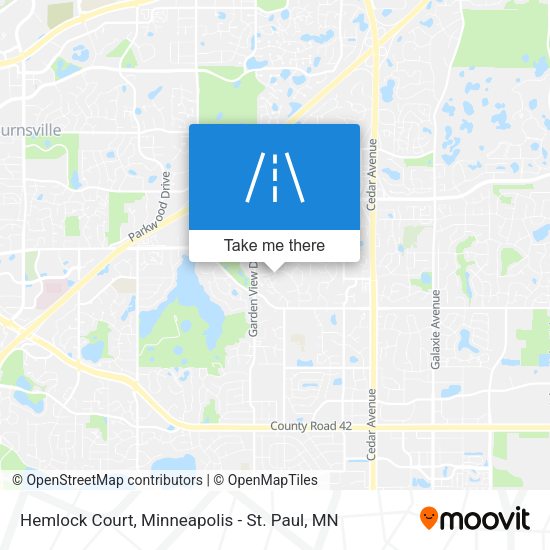 Hemlock Court map