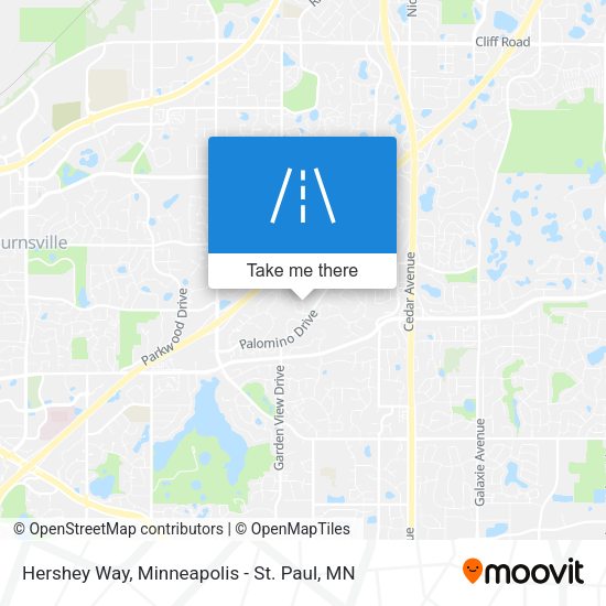 Hershey Way map
