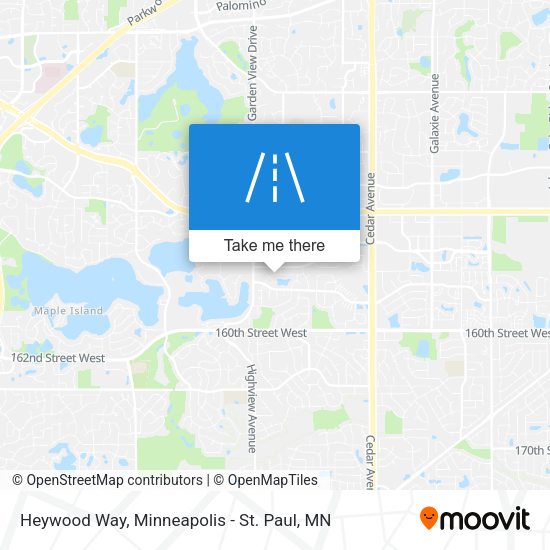 Heywood Way map