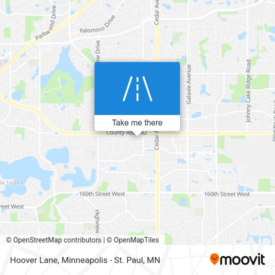 Mapa de Hoover Lane
