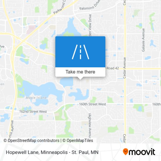 Hopewell Lane map